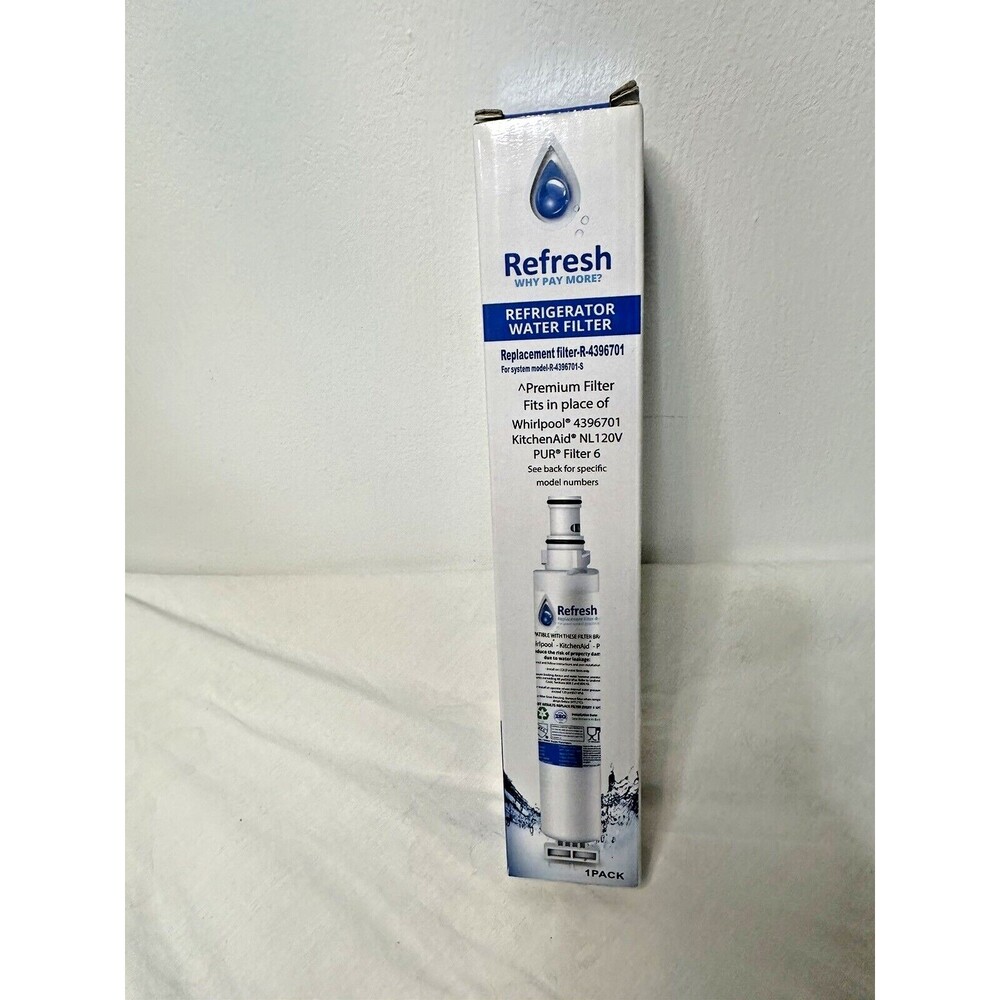 Refresh R-4396701 Replacement Refrigerator Water Filter For Whirlpool, PUR 6
